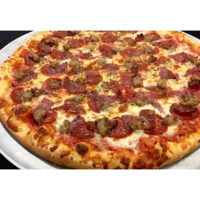 Italian Meats Pizza & 1/2 & 1/2 Pizza.