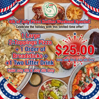 4th of July Pizza Speciall!