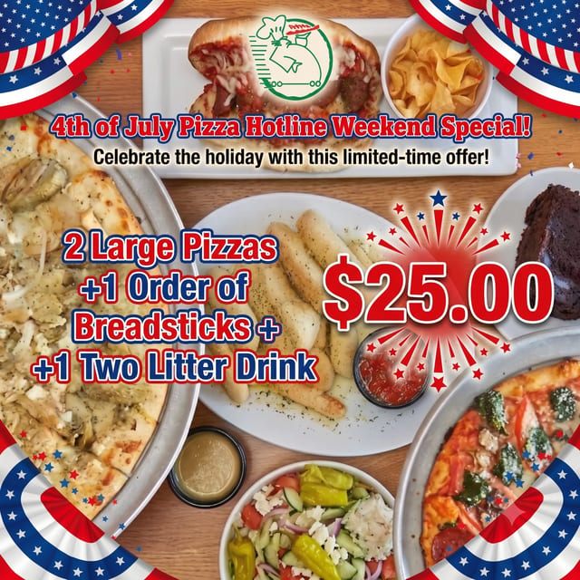 4th of July Pizza Speciall!.