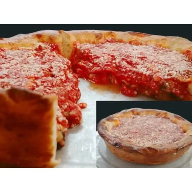 Deep Dish Pizza.